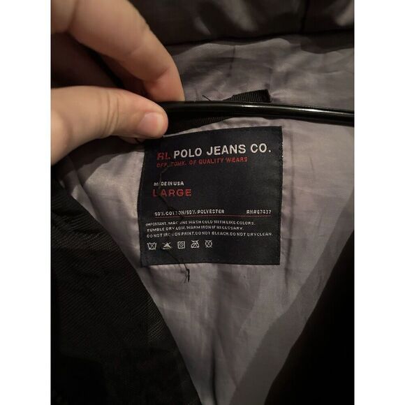 Ralph Lauren Polo Jeans Co Mens Large Parka Goose Down Military Jacket Ski Coat - Picture 7 of 11